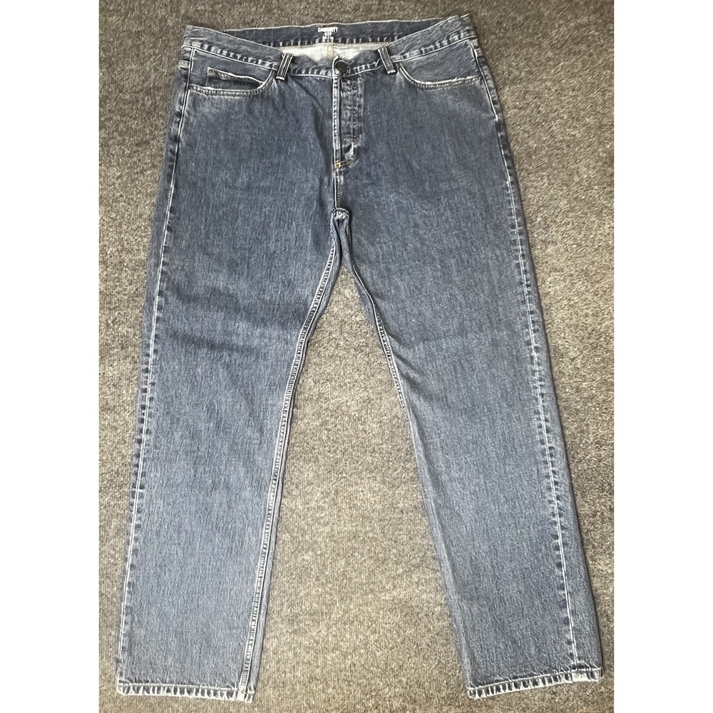 Carhartt WIP Jeans Mens Work In Progress Bexar Straight Leg 38X32 (Fit 38X31)